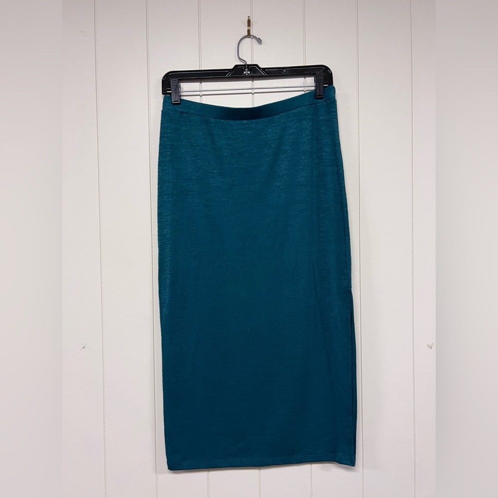 Small Dark Teal/Green Skirt with Side Slit